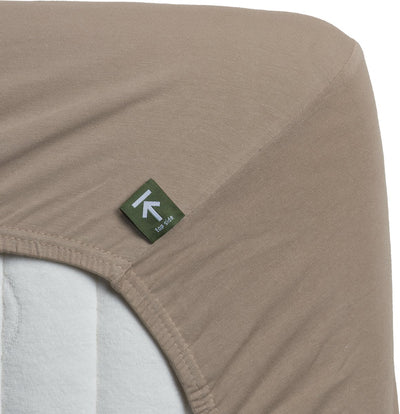 Beddinghouse jersey - hoeslaken - 180x200 220 - taupe