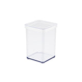 Rotho loft voedselbewaardozen - met witte siliconenafdichtring - 1 liter - transparant - afbeelding 1