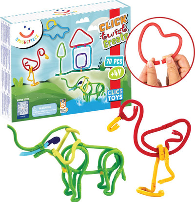 Asta di costruzione flessibili per arte 3D Spaghettez, 70dlg.