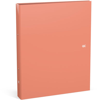 Raccoglitore ad anelli Qc Color A4 - rosa tenue - 23 anelli