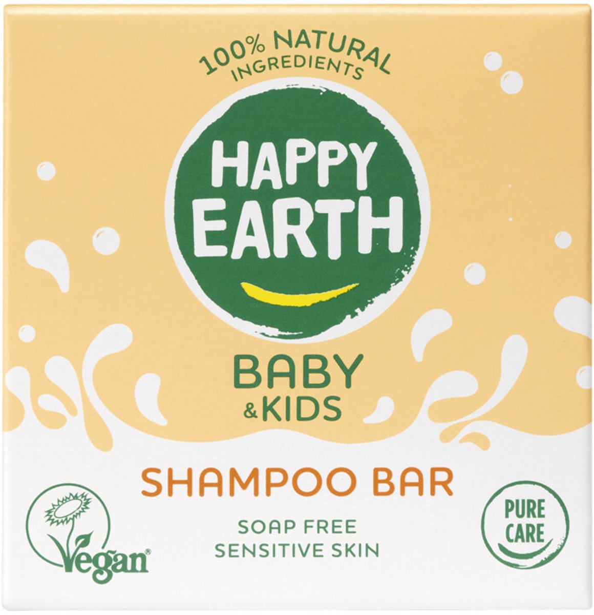 Happy Earth Baby Kids Shampoo solido 100% naturale - 50 gr