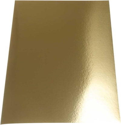 Creativ company cartoncino metallizzato, a4, foglio 210x297 mm, 280 gr, oro, 10 fogli 1 scatola