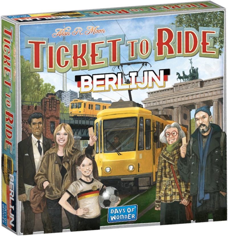Boleto para montar en el juego de mesa Berlín.