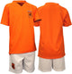 Avento voetbalset supporter - wk nederlands elftal voetbalbroek shirt junior - oranje wit - 92