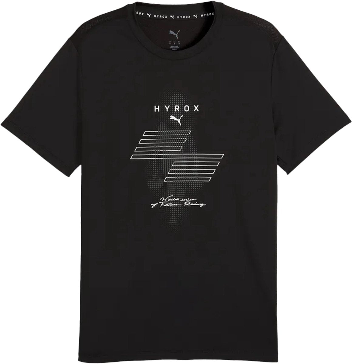 Camiseta Puma x Hyrox Cloudspin Thermoadapt en color negro.