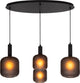 Lucide eloise - lampada a sospensione - 4xe27 - nero