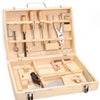 Toolbox in legno, 16dlg.