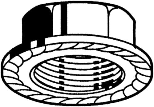 Flensmoer vertand m10 d6923 klasse 8 elvz | 500 stuks