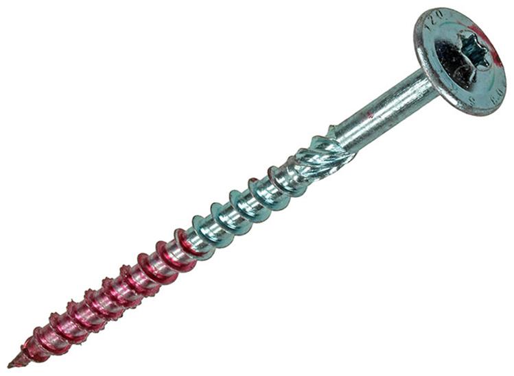 Rotadrill 1040016 - houtbouwschroef tellerkop vz tx 8.0x120mm 20) | 4 stuks