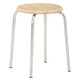 Mayer sitzmöbel kruk mylupo beuken geschilderd hout 4 metalen poten