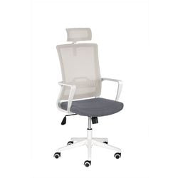 Mayer sitzmöbel silla giratoria mystudio gris, gris plateado tela plástico patas en forma de estrella