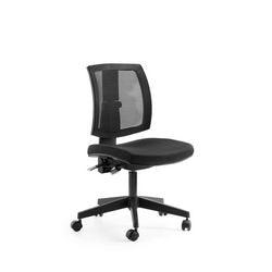 Mayer sitzmöbel silla giratoria myladylike tela negra base de plástico en forma de estrella