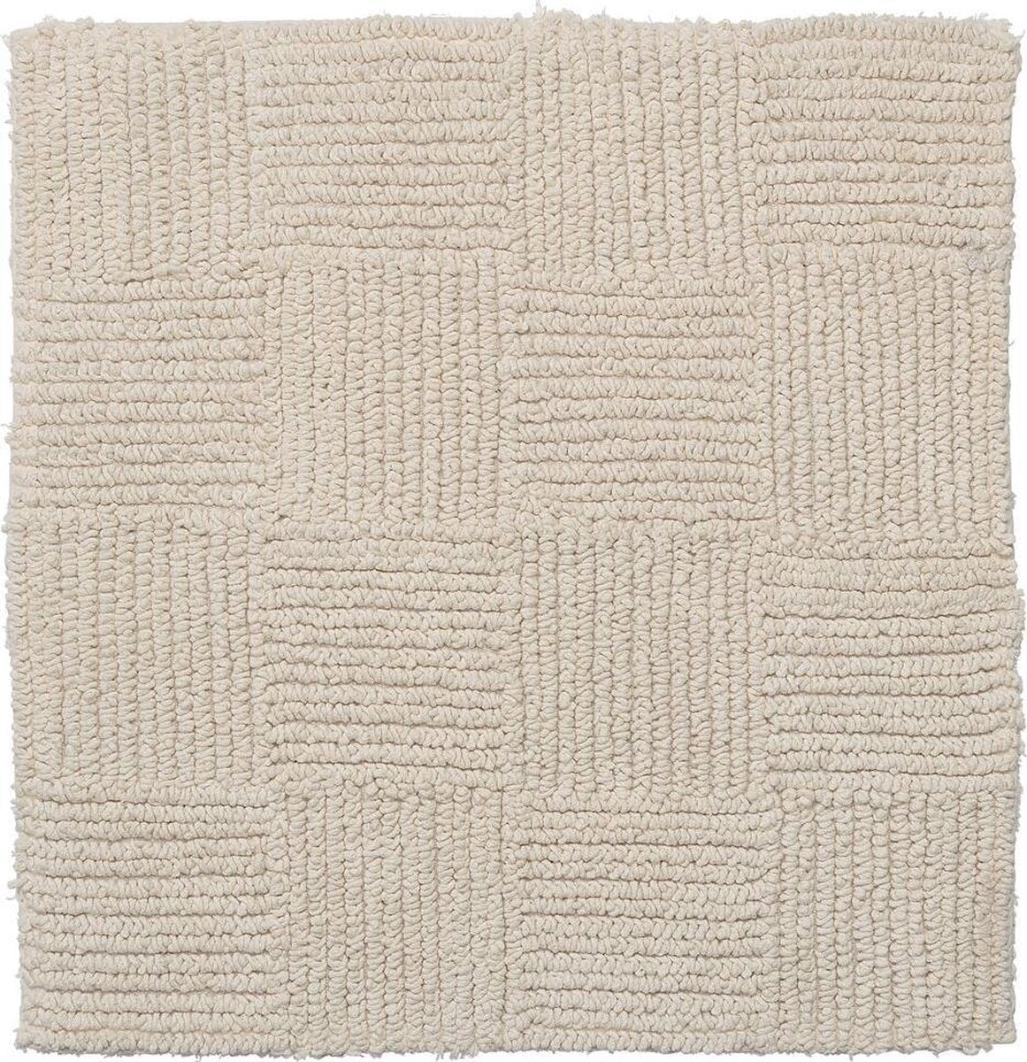 Sealskin - alfombra de baño invertida 60x60 cm - algodón - arena