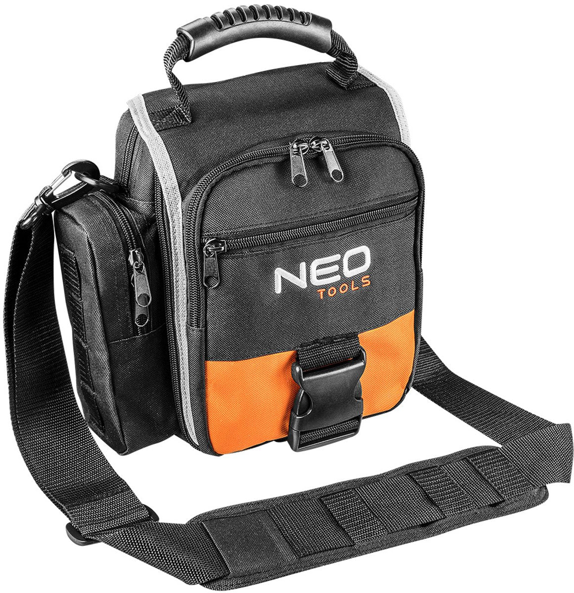 Grupa topex neo - borsa per attrezzi - poliestere rinforzato - 4 tasche interne e 4 esterne - tracolla