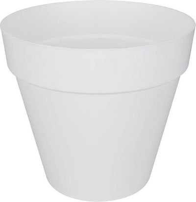 Elho loft urban rond 40 - bloempot voor buiten - ø 38.5 x h 35.3 cm - wit