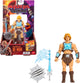 Figura de la película Masters of the Universe 2026: He-Man con espada de poder con función de giro y liberación.