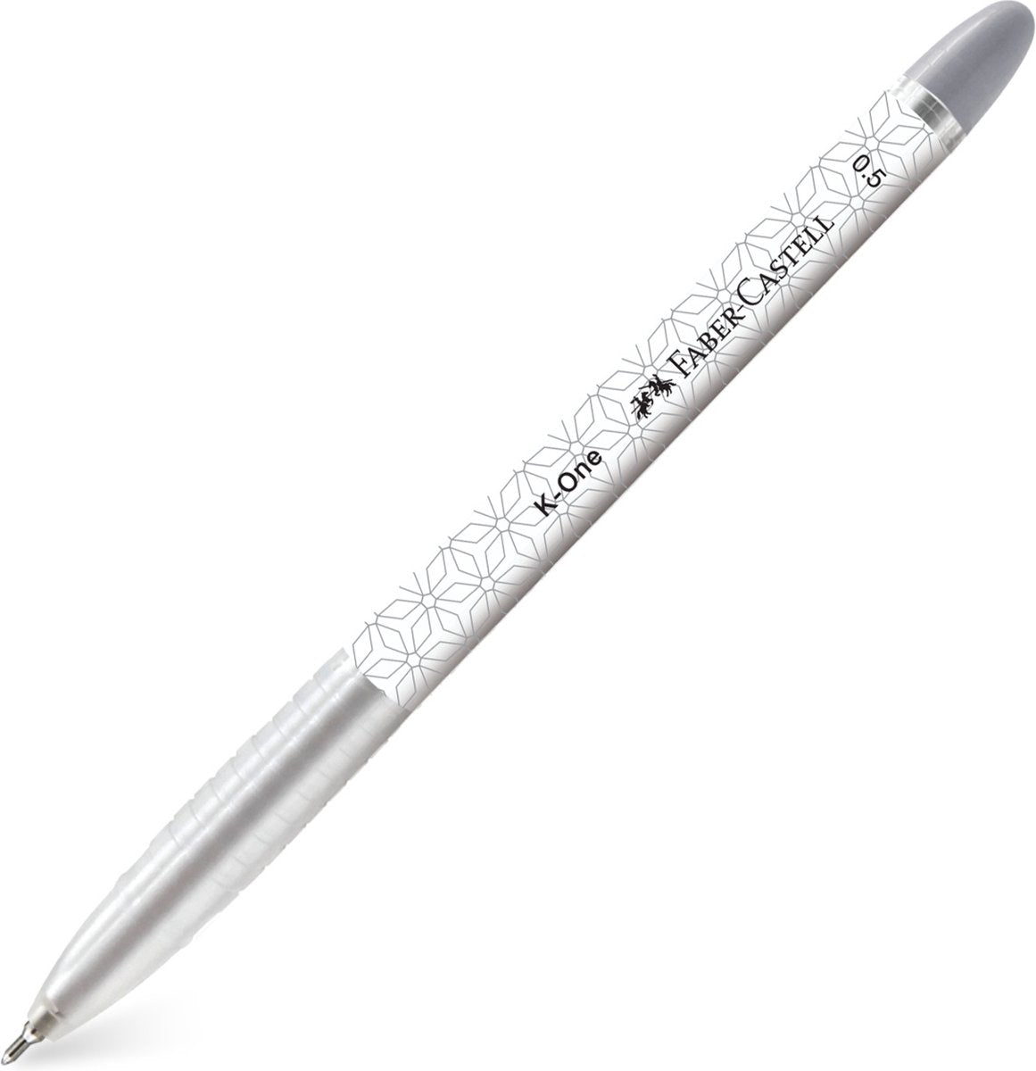 Penna a sfera Faber-castell - k-one - 0,5mm - nera - scatola da 10 pezzi - fc-642099
