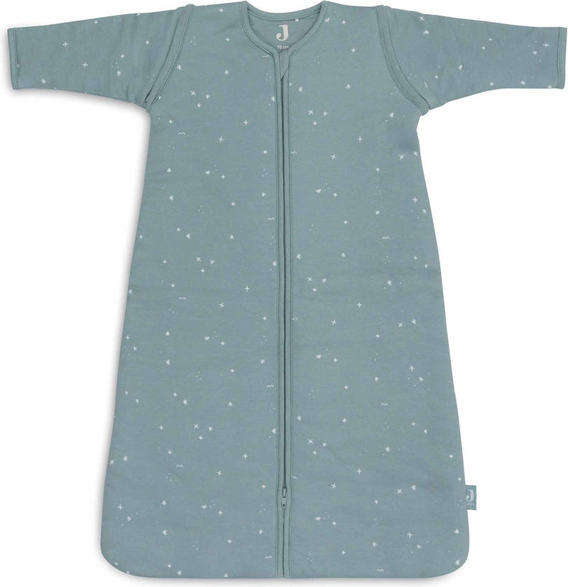 Saco de dormir para bebé Jollein invierno con manga desmontable 70 cm - verde mar centelleante - saco de dormir de invierno