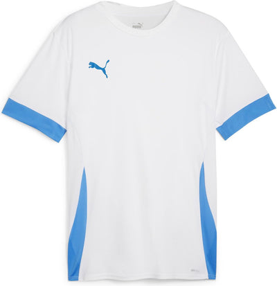 Puma teamgoal matchday jersey men's sports shirt - white-electric blue lemonade