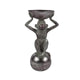 Beeld aap zilverkleurig 26cm