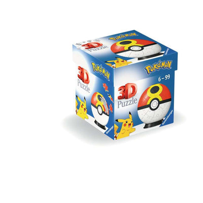 Ravensburger 3d Puzzle Ball Pokémon Pokébal, 54º.