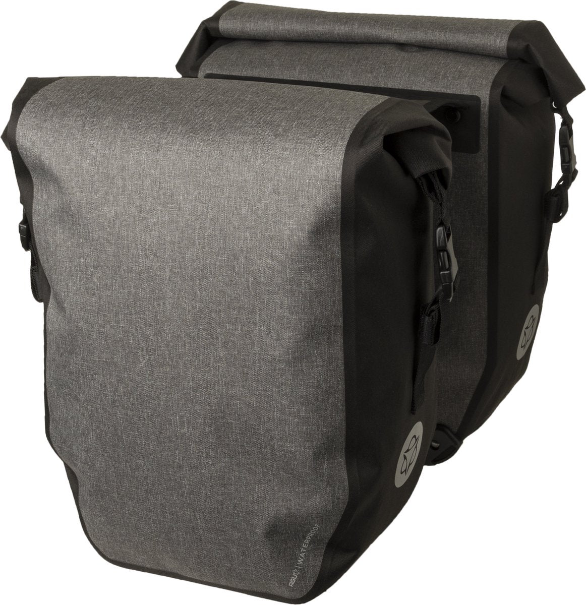 Agu clean doble bolsa para bicicleta refugio grande gris