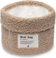 Jollein - commodemandje 14x18cm - commode mandje - boucle - biscuit