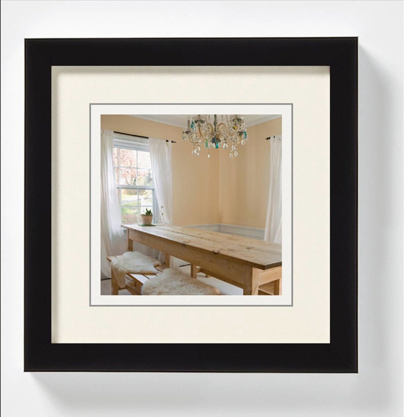 Peperoni Walther - cornice in legno - misura foto 13x13 cm - nero