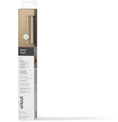 Cricut smart vinyl permanent 33x91cm – champagne, matte (1 sheet)