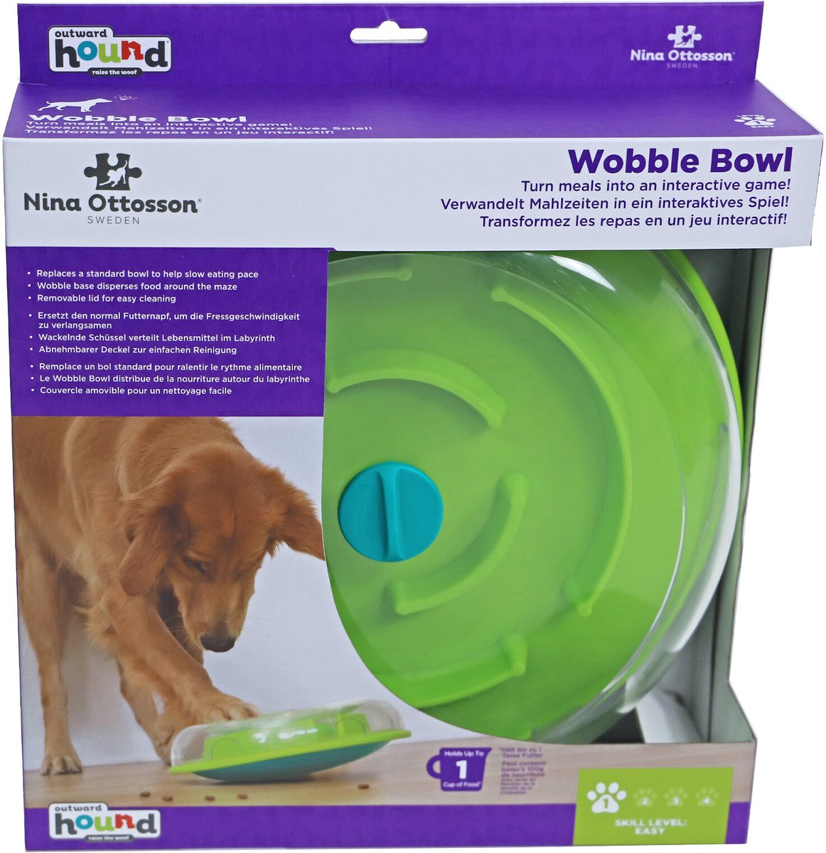 Nina Ottesson Wobble Bowl Groen