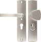 Herraje de seguridad Axa (curve plus) aluminio rectificado: pomo (bloque modelo s) pc55 con protección contra tracción del núcleo skg***