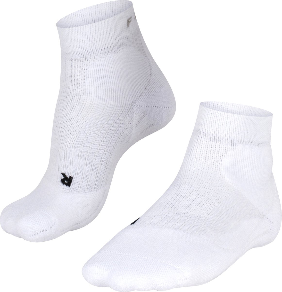 Falke te2 short anti-blaar katoen functioneel materiaal tennissokken dames wit - maat 39-40
