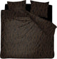 Damai bellezza - copripiumino - satin - 240x200 220 cm - nero + 2 federe 60x70