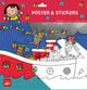 Poster da colorare Clavis Joy Anna e Sinterklaas