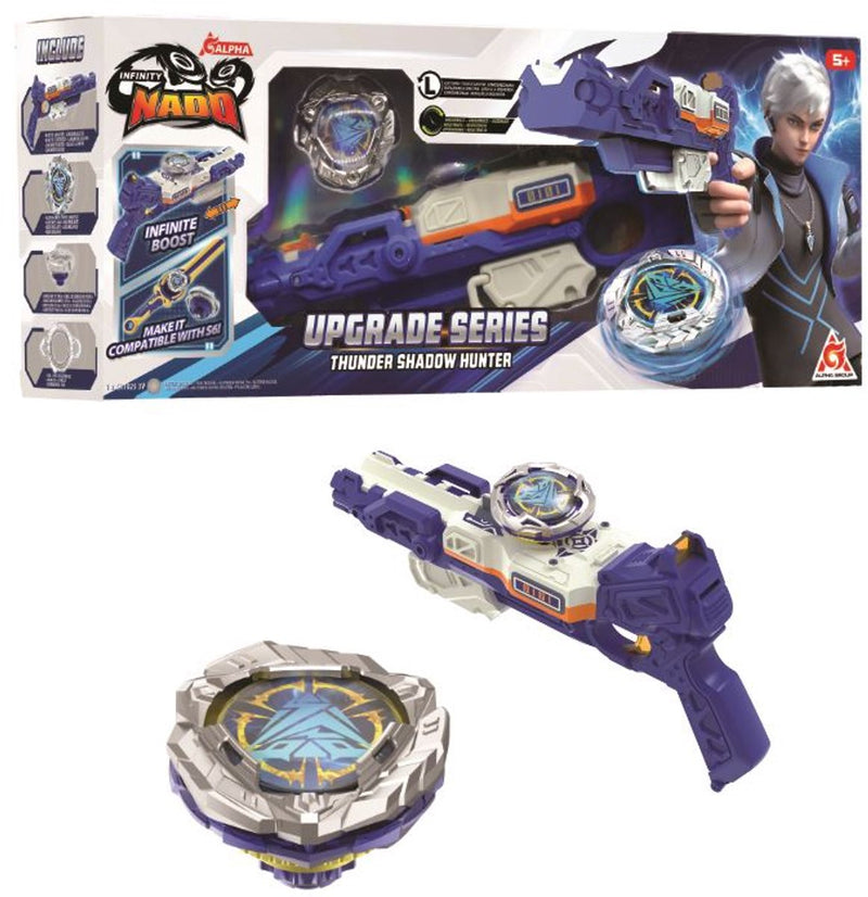 Infinity nado - trottola in metallo e lancia blaster - serie di upgrade - trottola luminosa nado 7