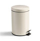 Silenzio. living hush living - pattumiera da 3 l in metallo - coperchio con chiusura ammortizzata - secchio interno rimovibile - extra compatto - per WC e bagni più piccoli - su