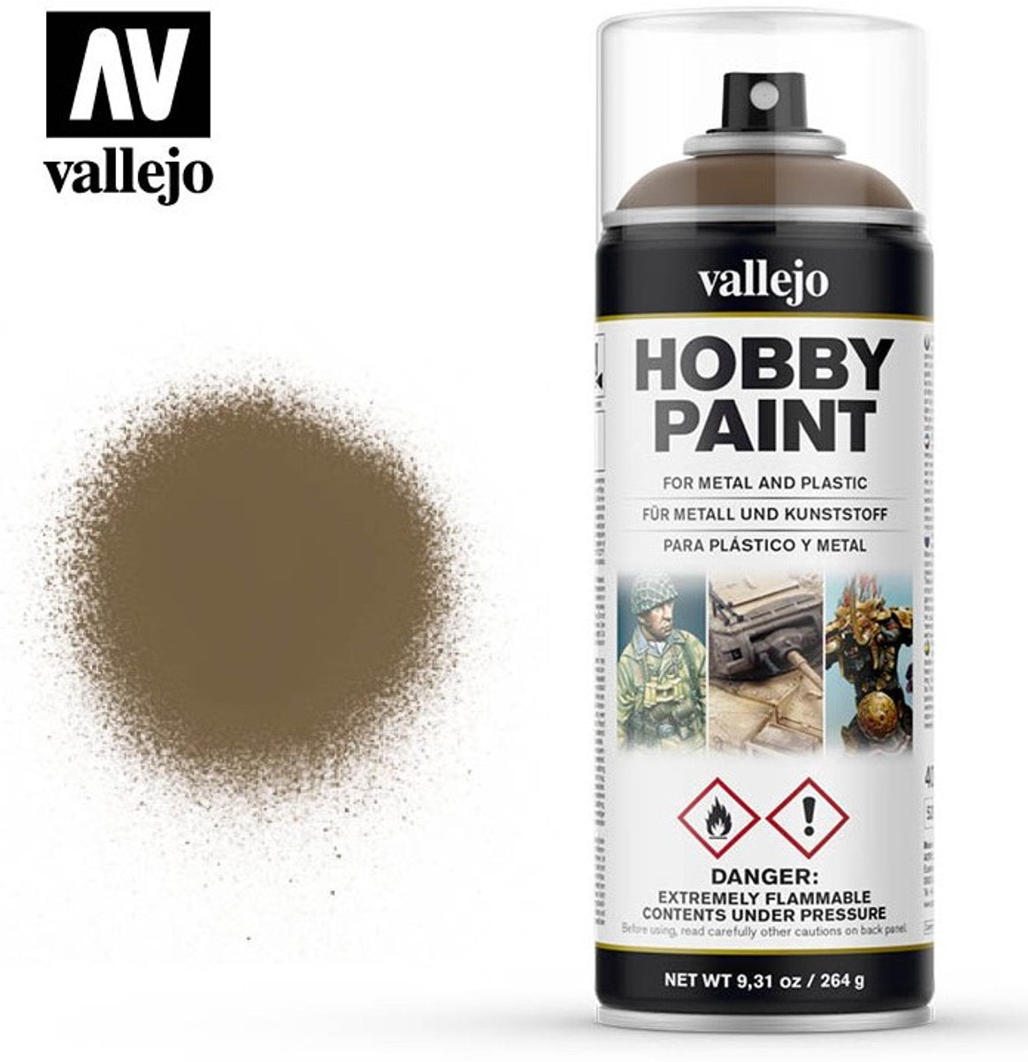 Vallejo val 28008 primer uniforme inglese - vernice spray 400 ml