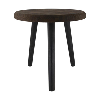 Tavolino Dijk Natural Collection in legno di paulownia ø38xh38cm