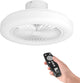 Eglo ortona - ventilador de techo con lámpara - ø46cm - 3 velocidades - LED regulable - energéticamente eficiente - ac mayor duración - blanco