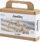 Creativ company mini hobby set de joyería, pendientes de alambre de metal, chapado en oro, 1 caja