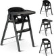 Trona de lujo Deryan - trona de crecimiento - plegable - negro