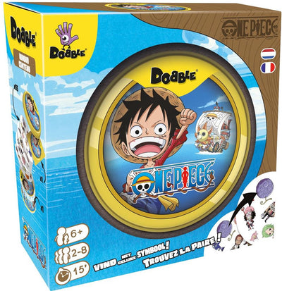 Asmodee card game dobble one piece - educational game for children.