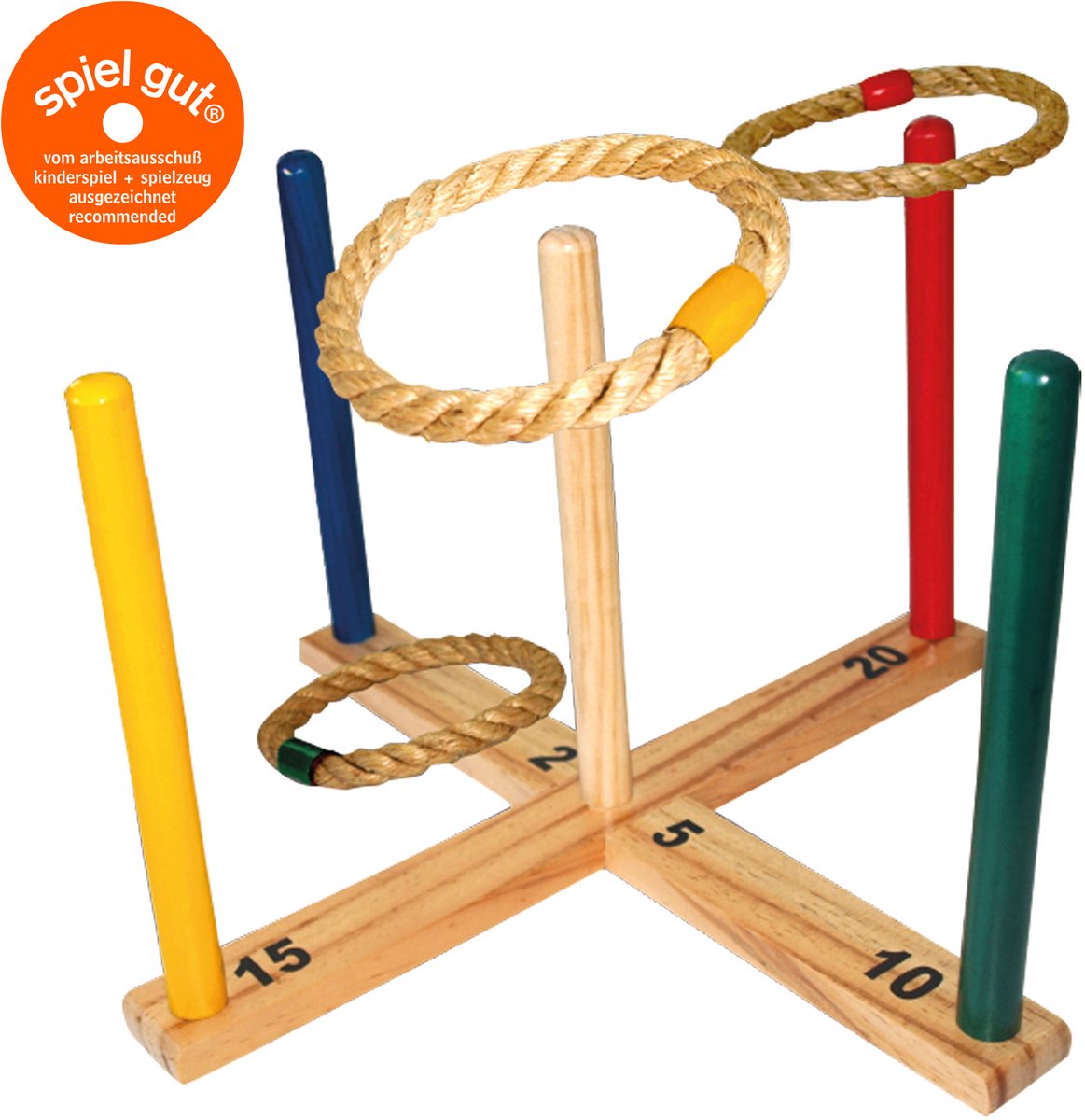 Schildkröt fun sports - gioco di lancio dell'anello in legno