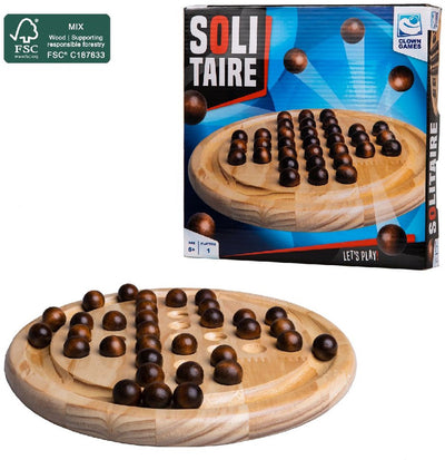 Juegos de payaso - solitario - madera - certificado FSC