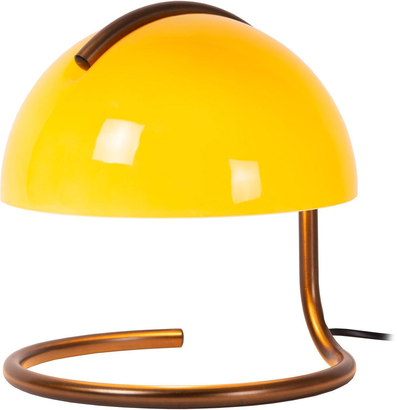 Lucide cato - lampada da tavolo - ø 23,5 cm - 1xe27 - arancione