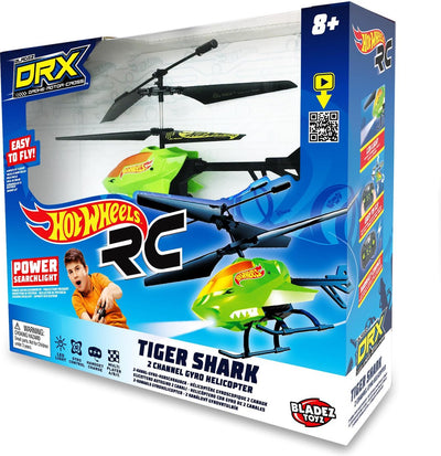 Mattel hot wheels drx helicóptero tiburón tigre