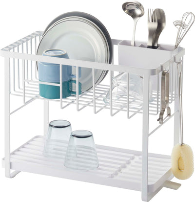 Yamazaki dish drainer - 2 levels - tower - black