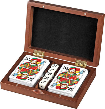 Philos rommã©, set speelkaarten met dobbelsteen set (5 stuks)