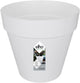Elho loft urban round 20 - macetero de exterior - ø 19,3 x h 17,5 cm - blanco