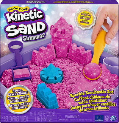 Spinmaster sabbia cinetica scintillante castello di sabbia rosa